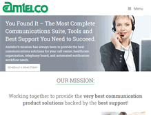 Tablet Screenshot of amtelco.com