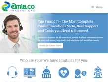 Tablet Screenshot of callcenter.amtelco.com